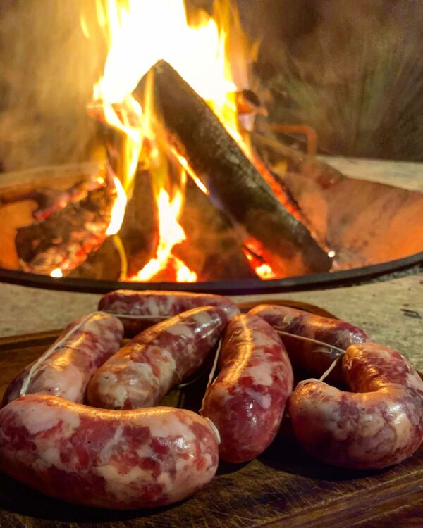 Salsiccia a punta di coltello con Prosecco